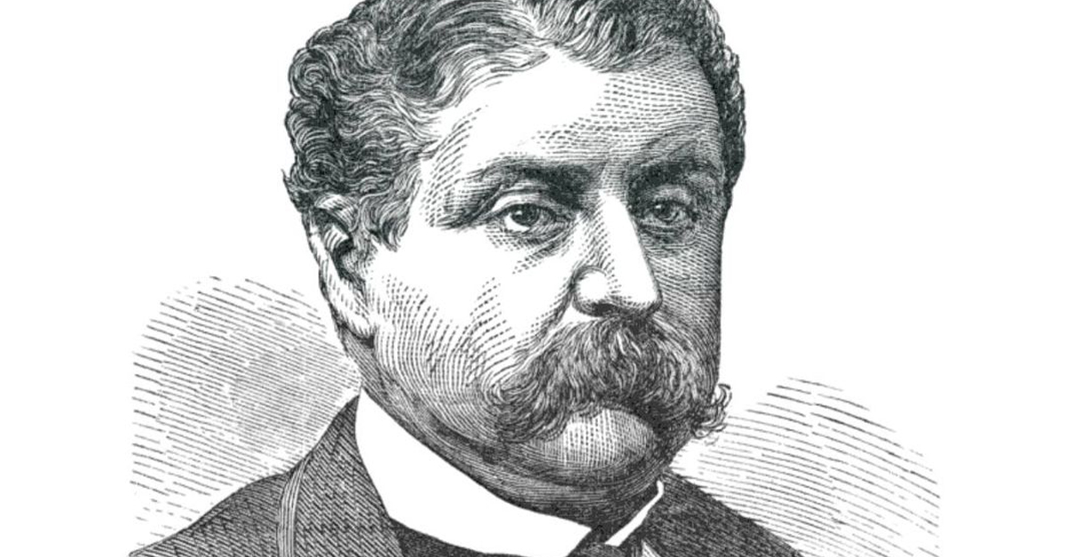 B&W portrait of  James Fisk – 1872