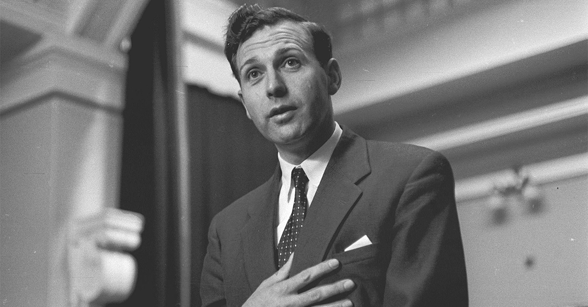 MP John Stonehouse in 1959. 1st March 1959.