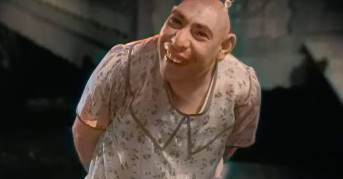 screenshot of Schlitizie from 1938's Freaks