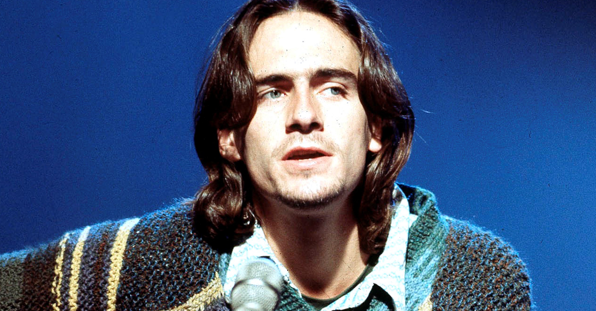 American singer-songwriter James Taylor