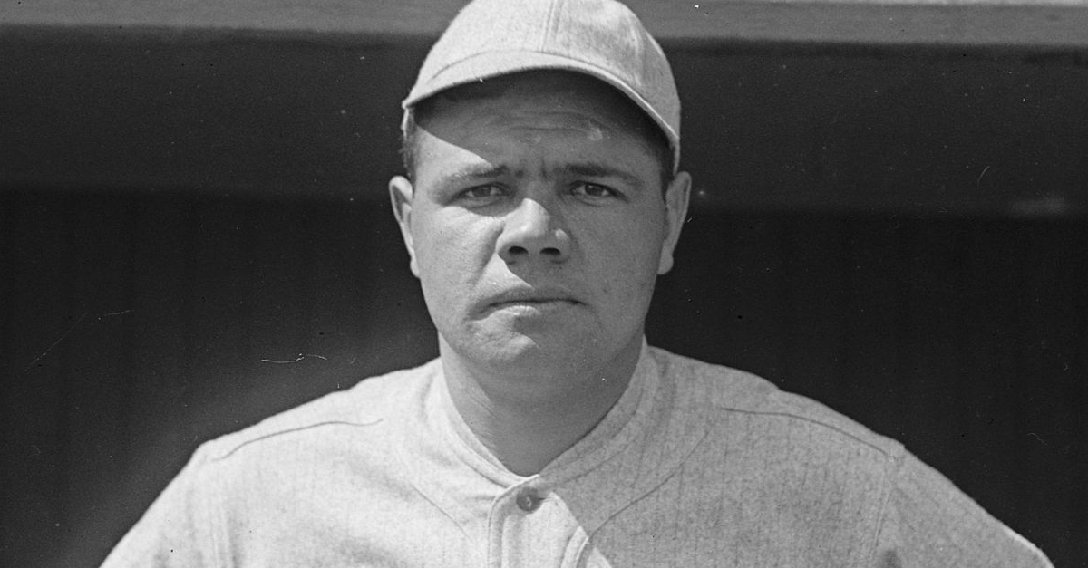 American baseball player Babe Ruth, publicity photo, 1919, Boston Red Sox