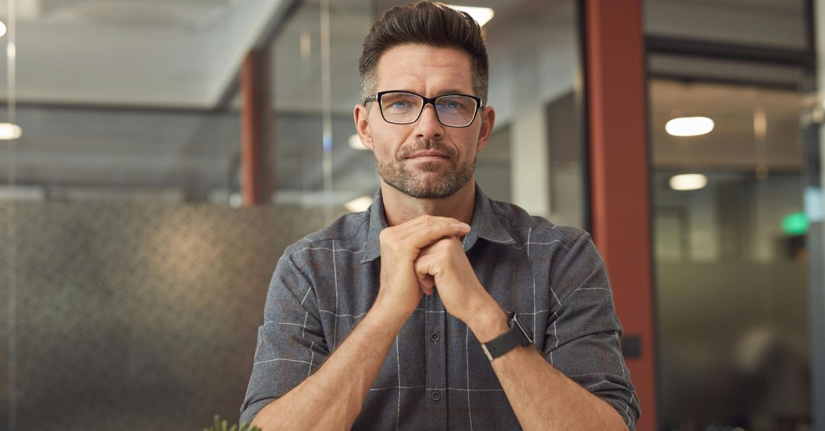 man showing knuckles