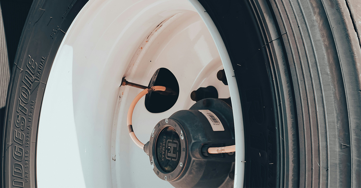 Spare tire detal shot