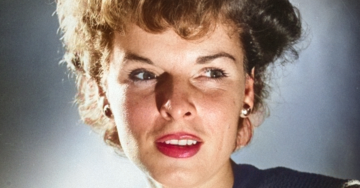 Portrait of Mercedes McCambridge.