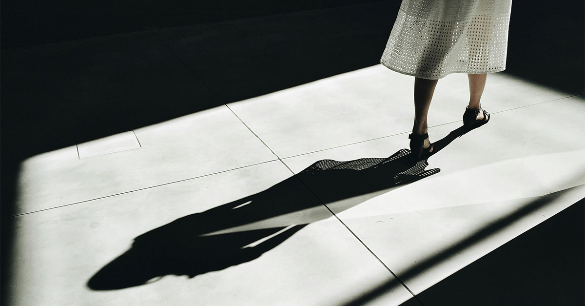 shadow of a woman