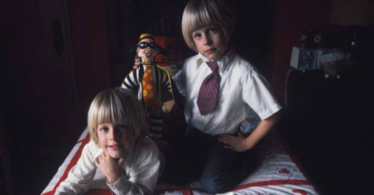 Very young Matthew and Gunnar Nelson
