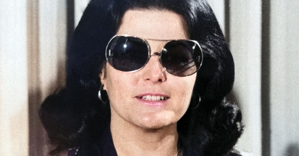 Judith Campbell Exner at Press Conf