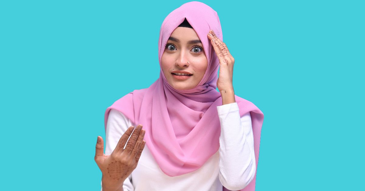 a person wearing a pink garment