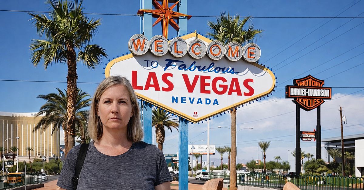 Woman at Las Vegas